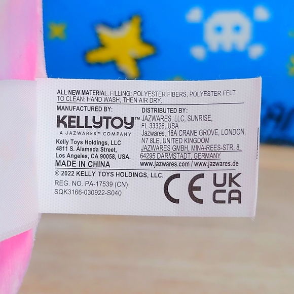 Squishmallow Brindall the Platypus 16" UltraSoft Stuffed Tie-dye Toy Plush NWT - Picture 3 of 4